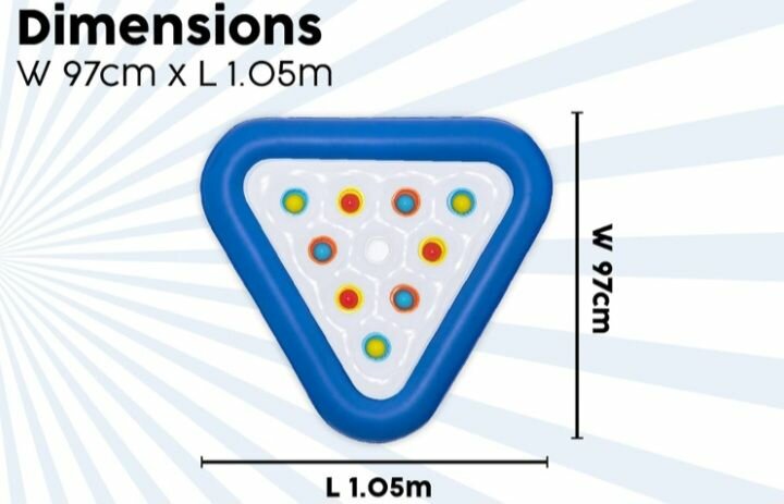 Jeu de bière pong flottant