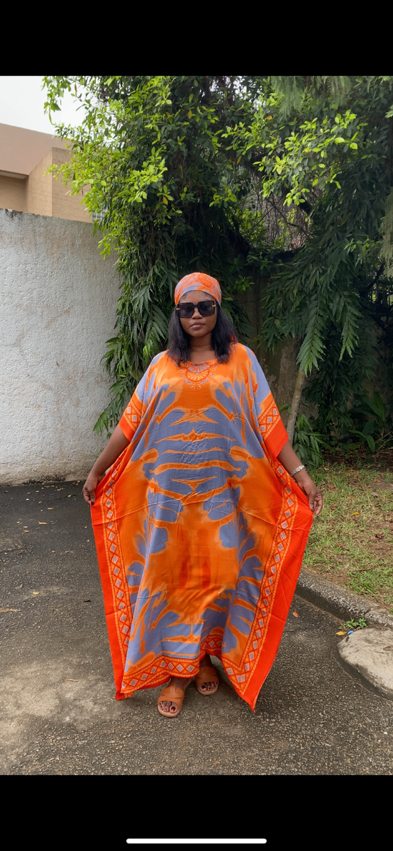 Robe Caftan Femme Colorée