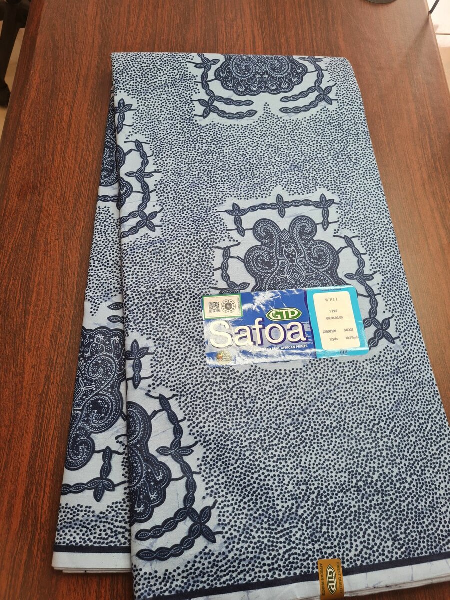 Safoa Indigo white