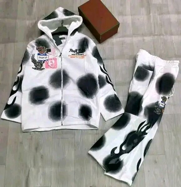 Ensemble sweat graphique homme