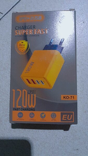 120W Fast Charger EU Plug