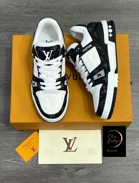 Basket louis Vuitton avec carton