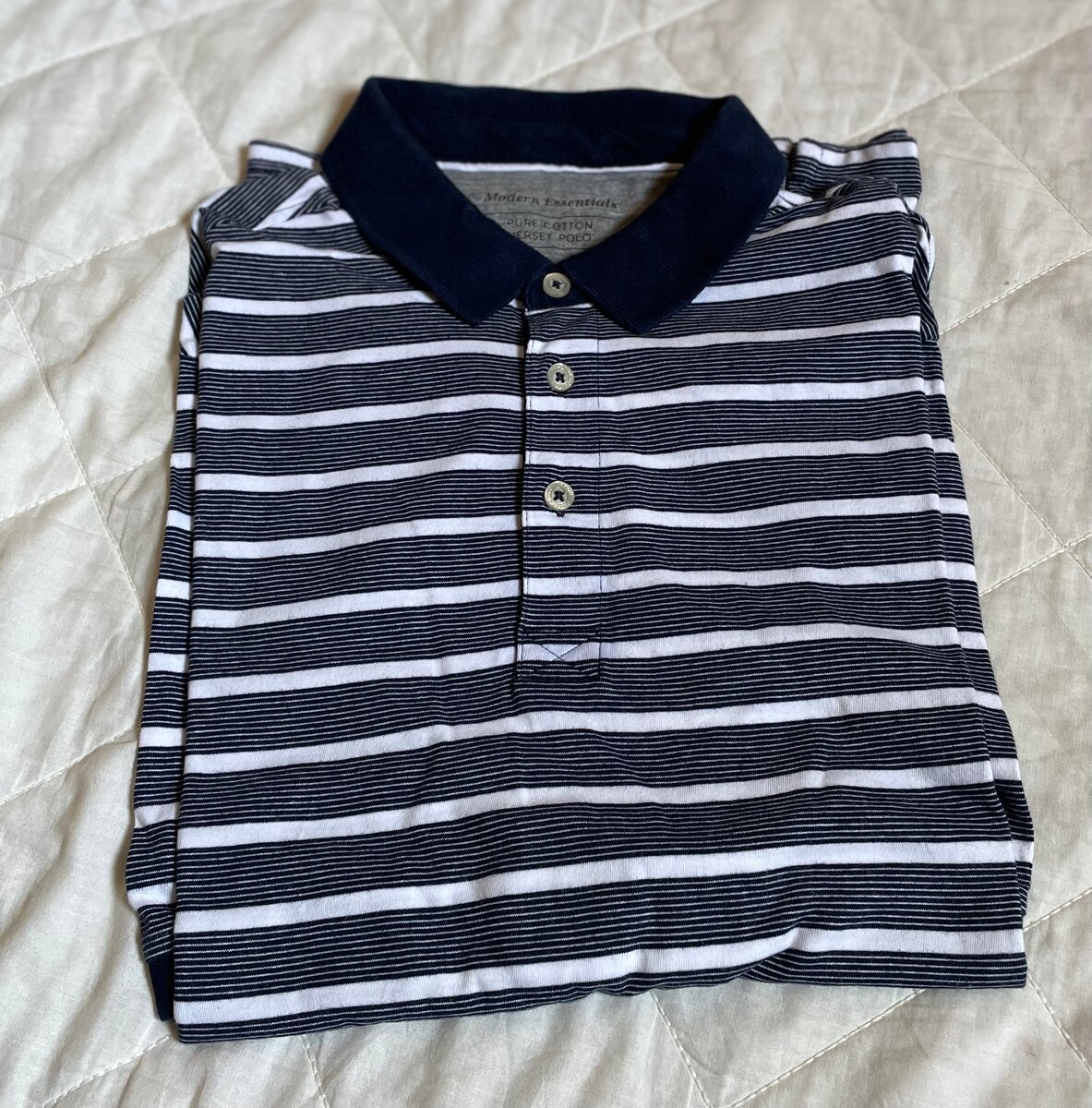 Polo homme rayé élégant