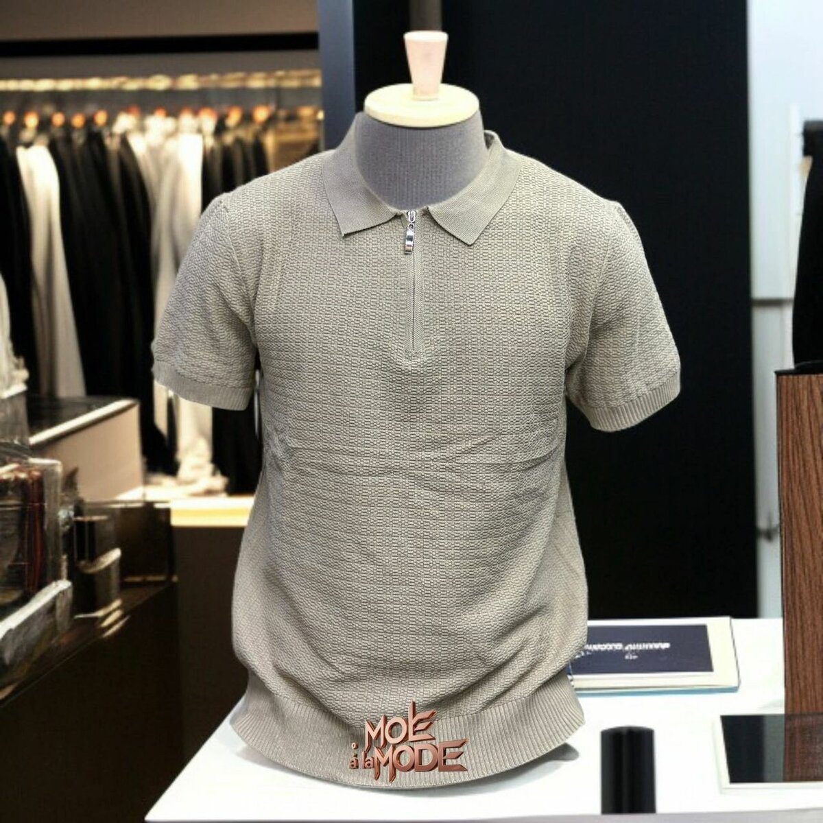 Polo en maille pour homme