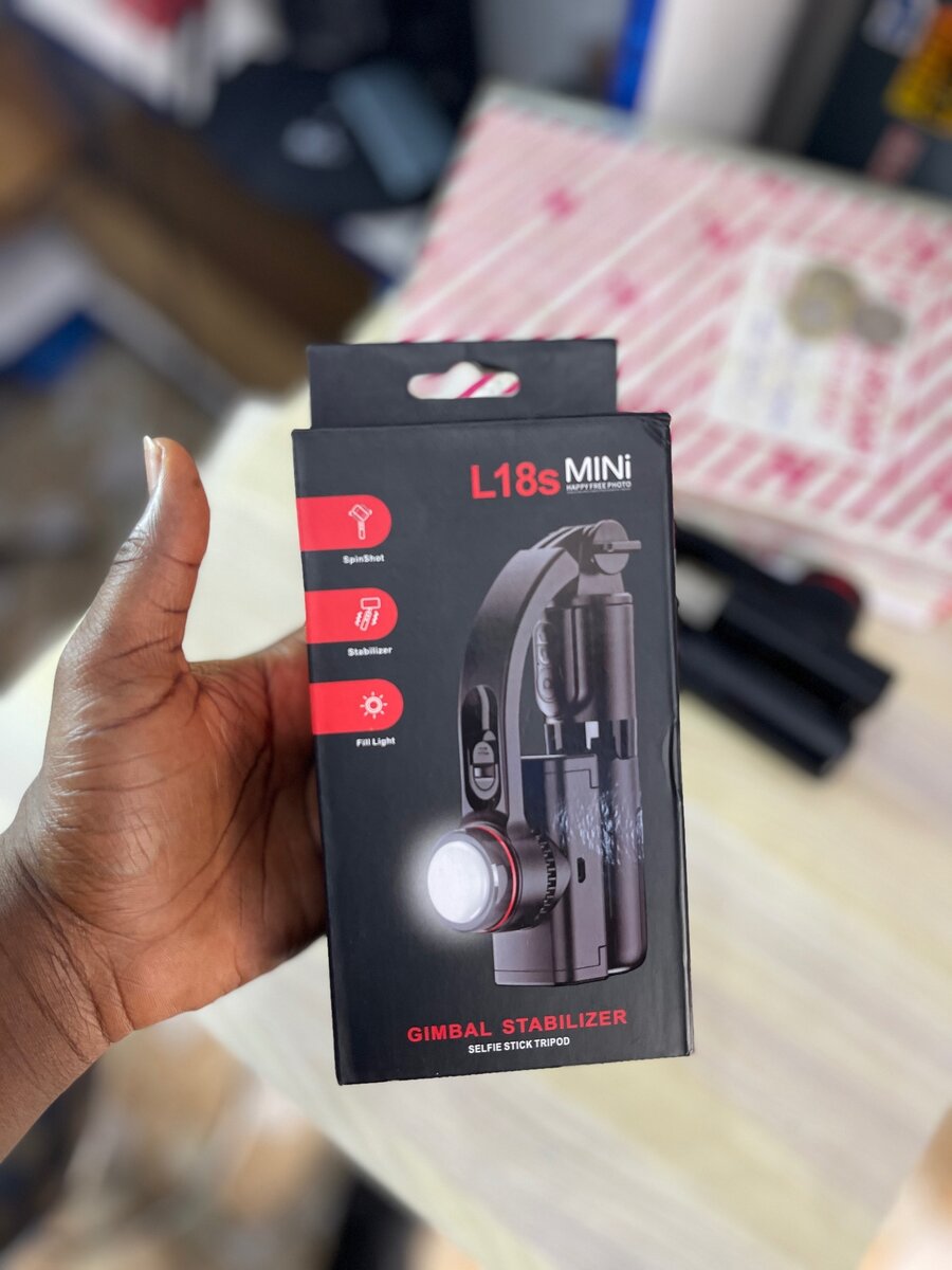 Mini Gimbal Stabilizer with Light