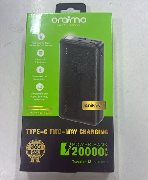Batterie externe 20000mAh Oraimo