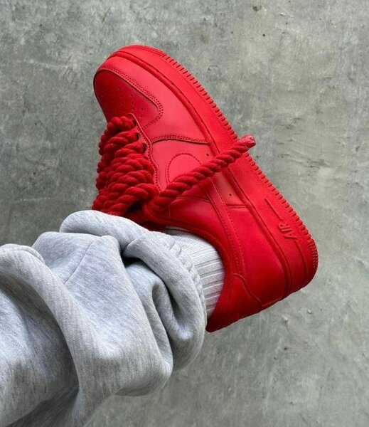 Baskets rouges tendance unisexes