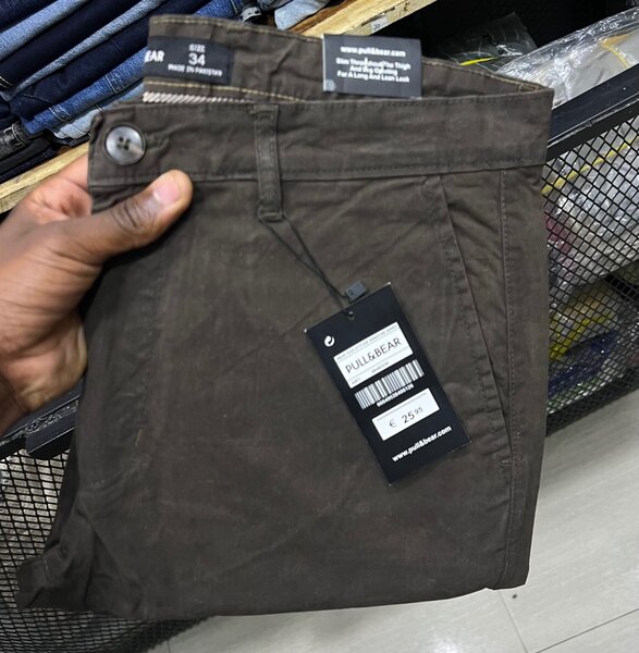 Cotton chino trousers