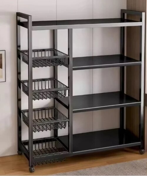Étagère de cuisine robuste 4 niveaux