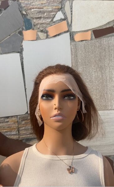 Full frontal, Human hair bob