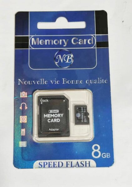 Carte memoire 8GB