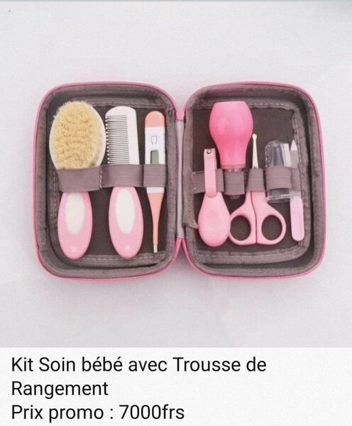 Kit Soin Bébé avec Trousse de Rangement