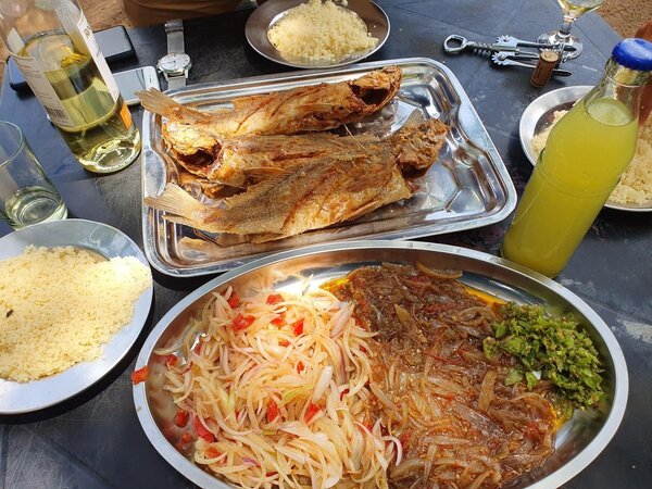 Délicieux plat de poisson