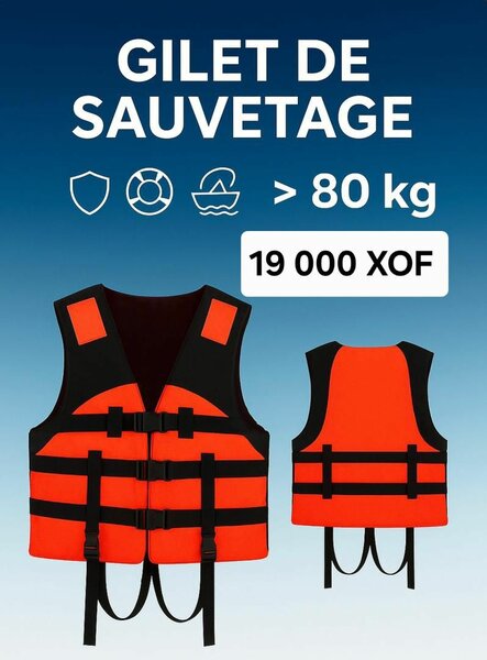Gilet de Sauvetage > 80 kg