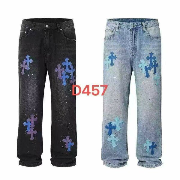 Jean hommes brodés tendance