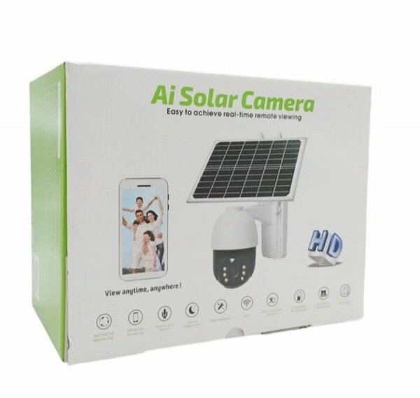 Caméra de Surveillance Solaire HD AI