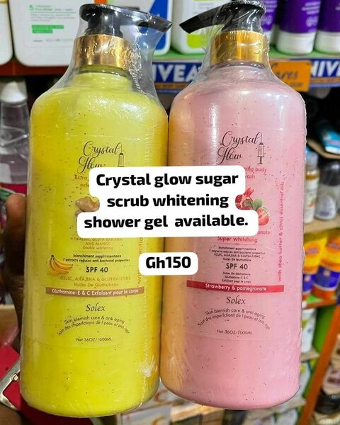 Crystal glow shower gel