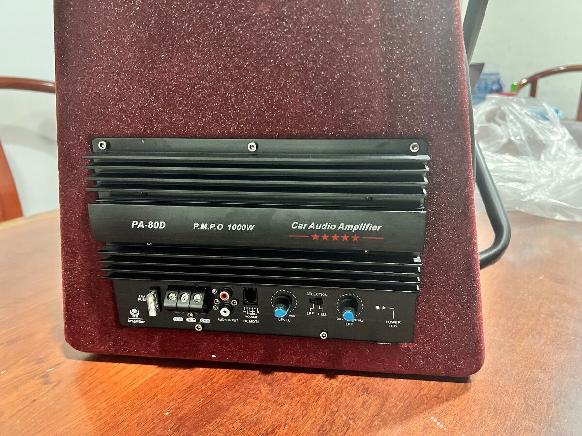 Self-Amplified Car Subwoofer