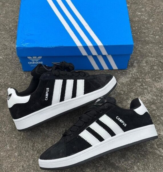 Chaussures Adidas Campus noir et blanc