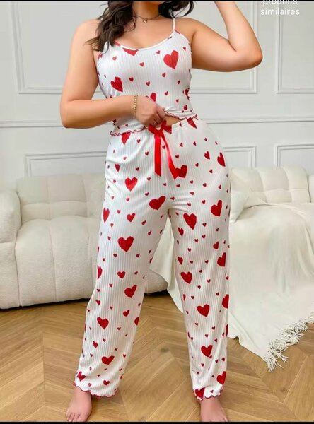 Pyjama Femme Coeur Confort