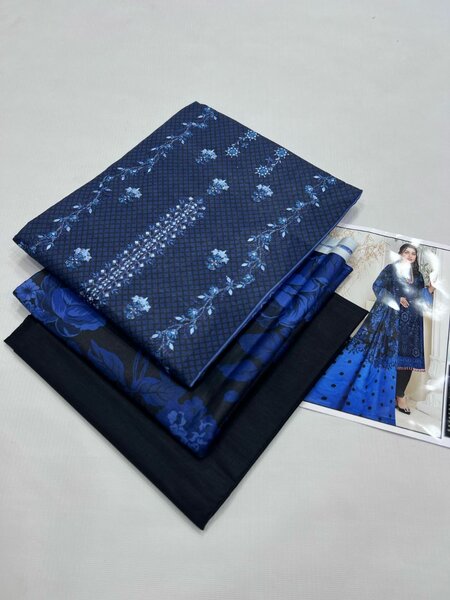 Printed lawn suit
