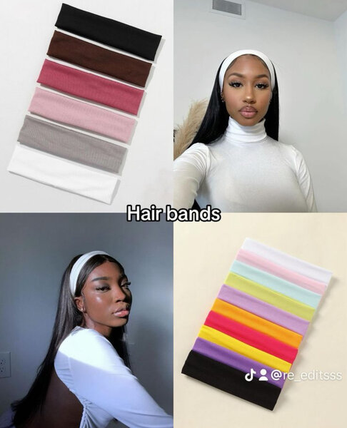 Lot de bandeaux multicolores