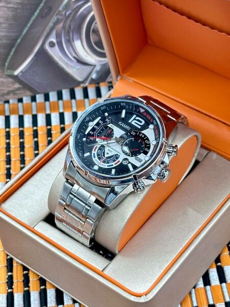 Montre Homme Acier Chronographe