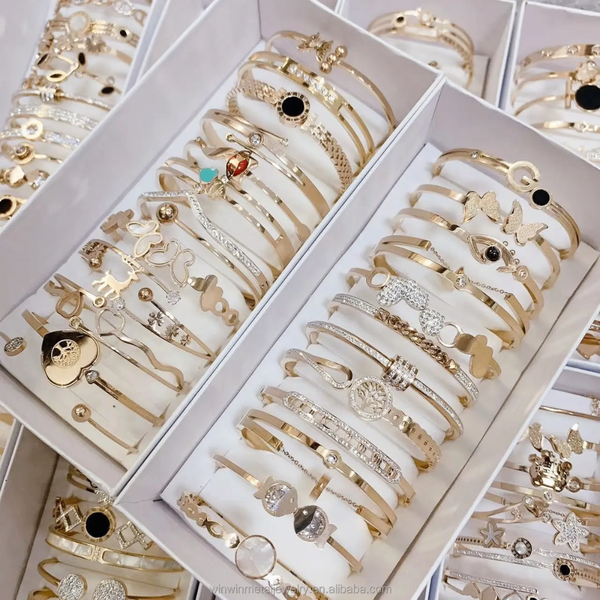 Bracelets en or 2 PCS