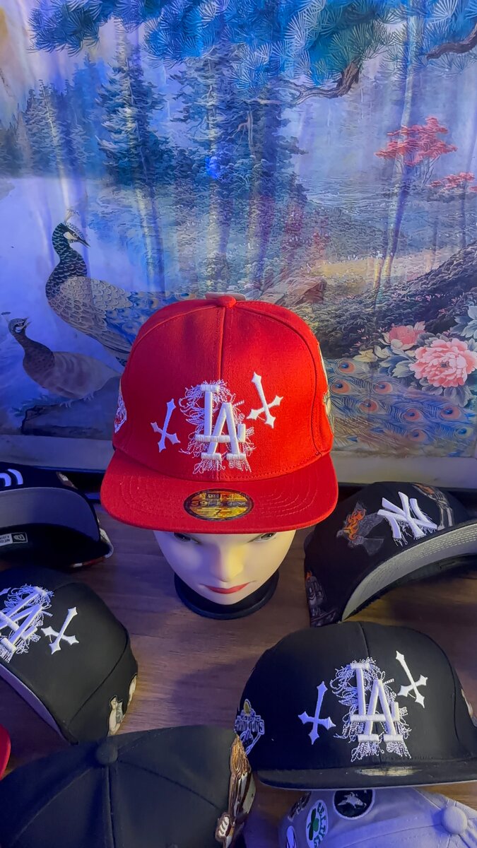 Casquette Snapback Rouge LA