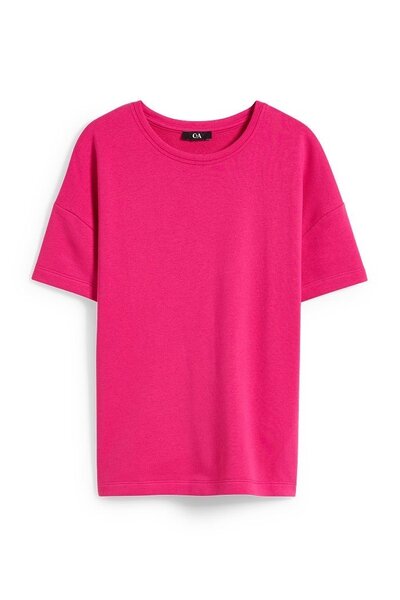 Quality hot pink t shirt