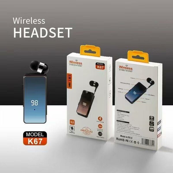 Model K67 Wireless Earbuds