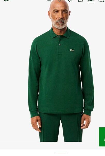 Polo manches longues homme