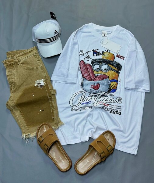 T-shirt graphique oversize unisexe