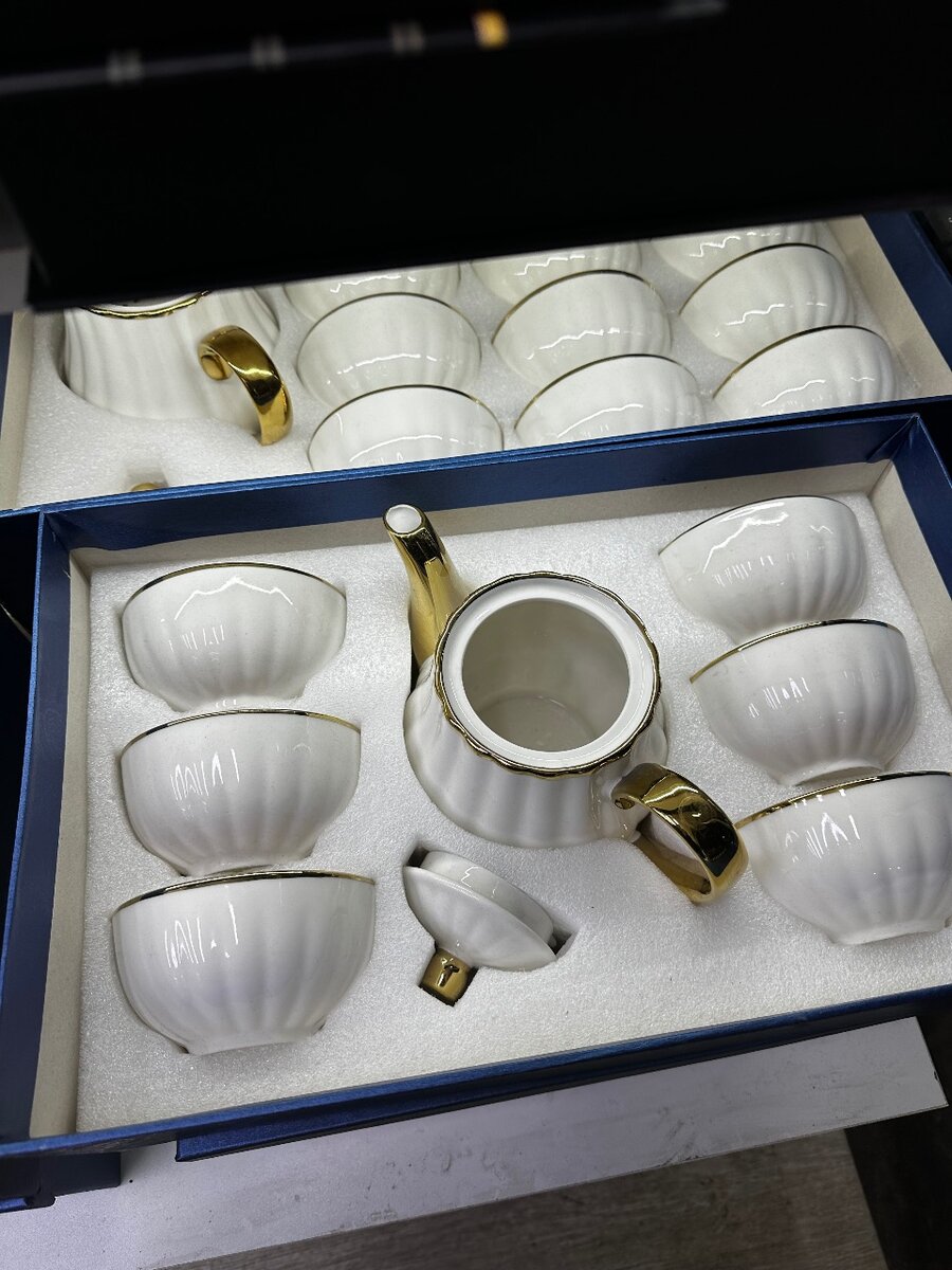 Подарочный набор 6 пиала 1 чайник