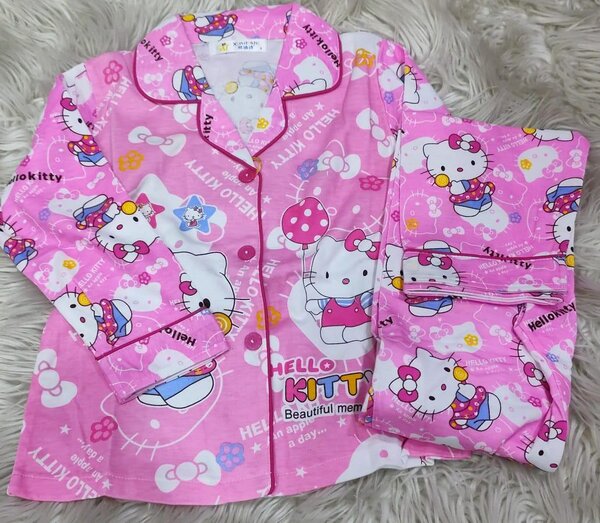 Pyjama Hello Kitty rose pour fille