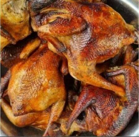 Poulet pondeuse fumée