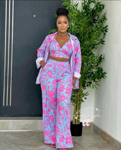 Ensemble floral élégant