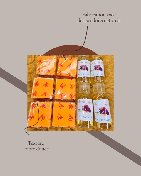 Kit d'Huile de Jojoba et savon