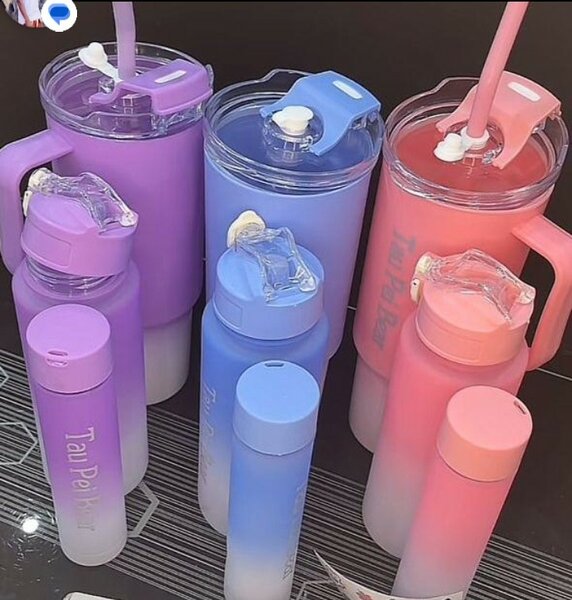 Gourde à Paille Colorée 1L