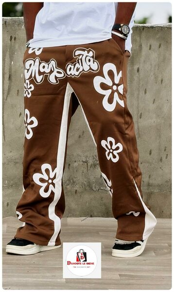Pantalon streetwear floral