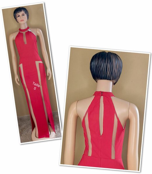 Robe Longue Rouge Sexy