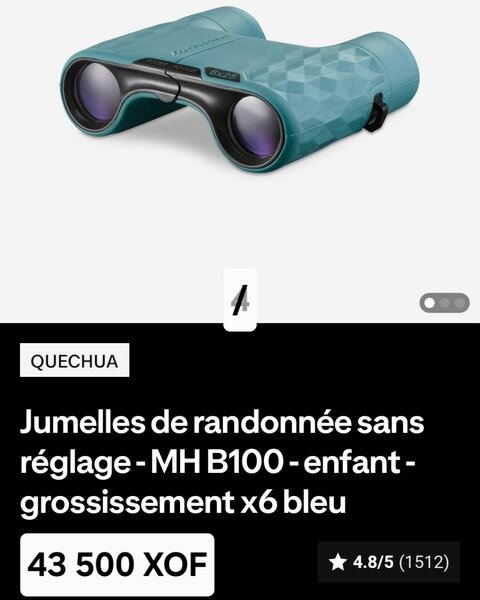 Jumelles Enfant Grossissement x6