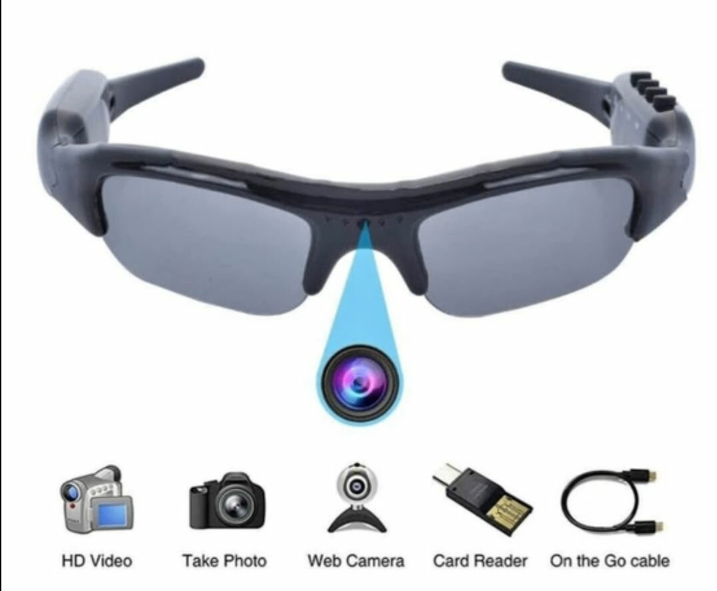 Smart sunglasses avec caméra cachée