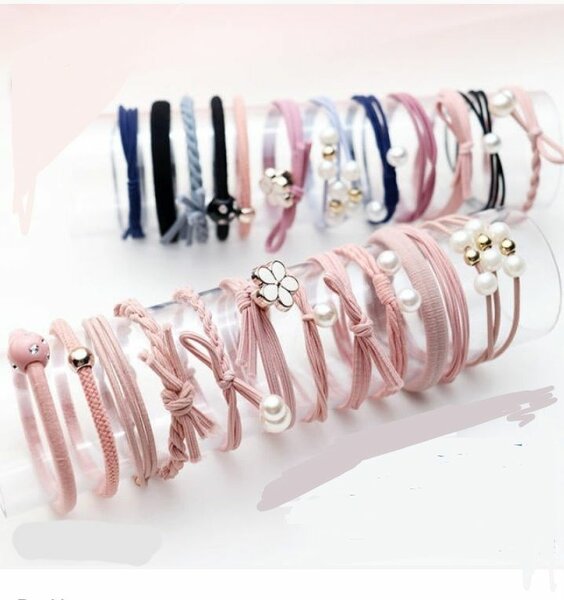 Headrope 12 piece combination set hair rubberbands elastic