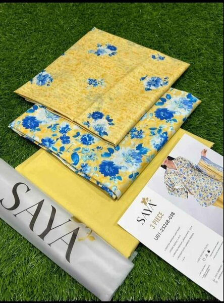 Saya Lawn 3 Pice Suit