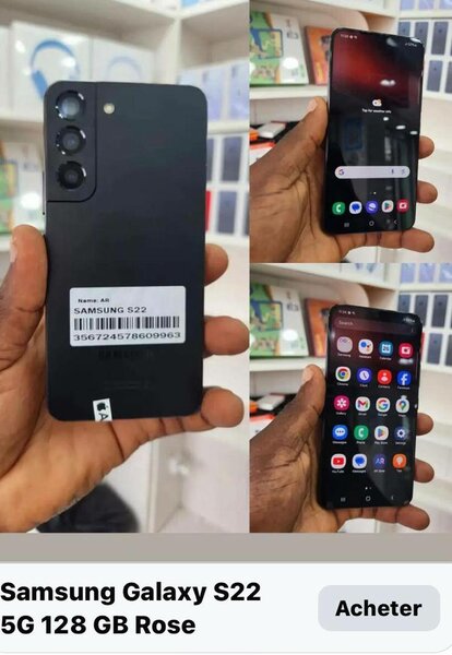 Samsung Galaxy S22 5G 128Go Noir