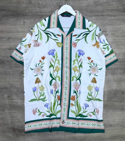 Chemise florale en coton