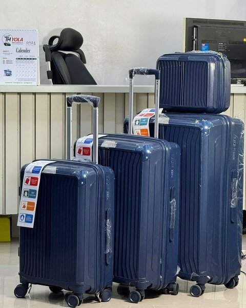 Ensemble de 3 valises rigides bleu marine