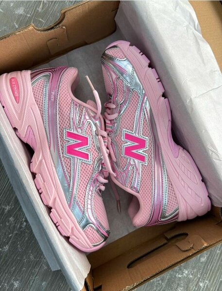 Baskets New Balance roses