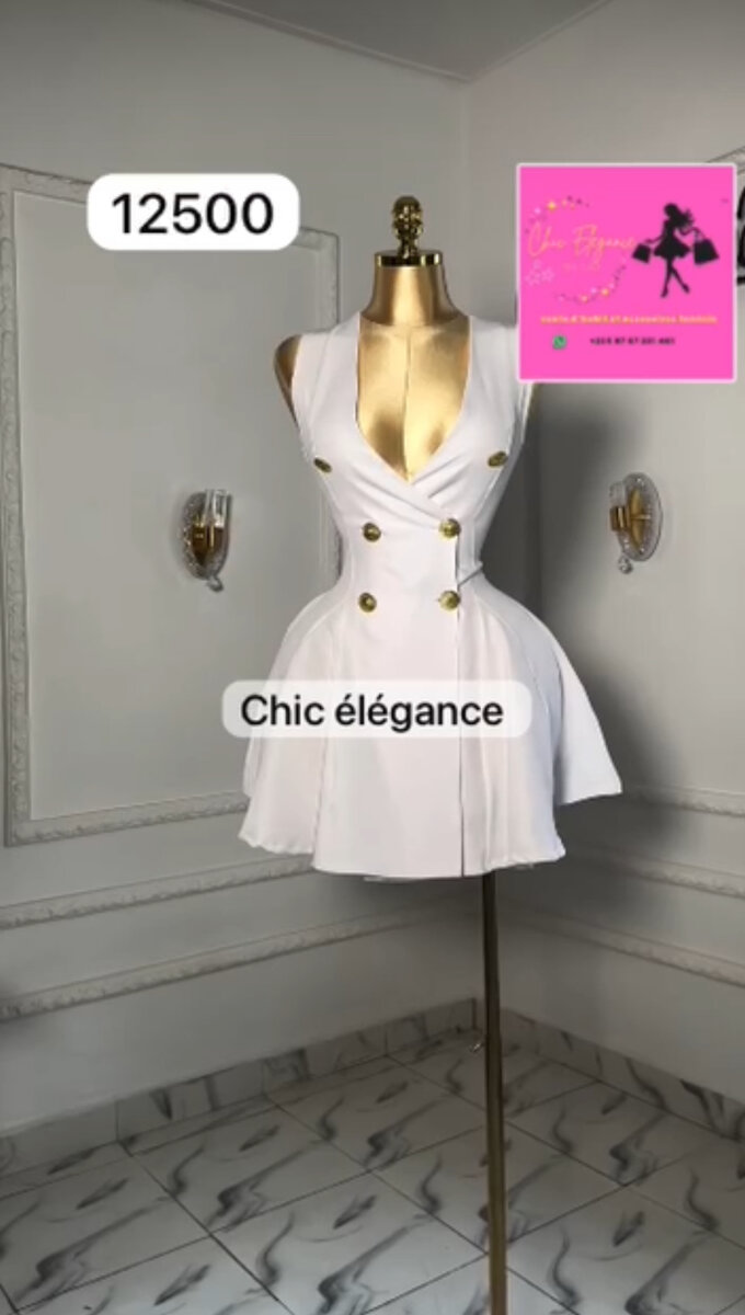 Robe Élégante Chic Femme